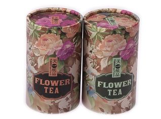 Safe And Non Toxic Paper Cans Packaging Cardboard Cylinder Tea Packaging