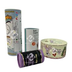 Biodegradable Paper Jar Packaging Versatile Design Fashionable Beautiful