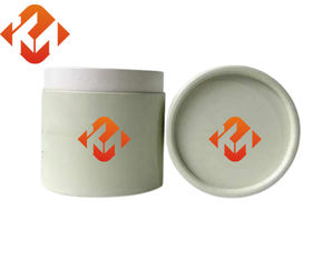Smooth Surface Custom Kraft Paper Tube High Capacity Kraft Paper Jar For Eye Cream