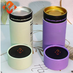 Cylindrical Custom Paper Tube Packaging Biodegradable Kraft Paper Candle Tube