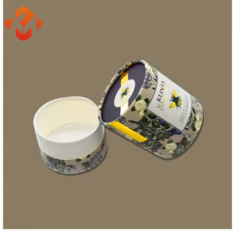 Food grade cylindrical custom UV printed logo honey jar tea biscuit coffee kraft paper packaging chocolate paper tube with lining