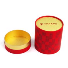 Cylinder Round Food Grade Cardboard Tube Packaging for Teas Customized Design Printing logo Biodegradable