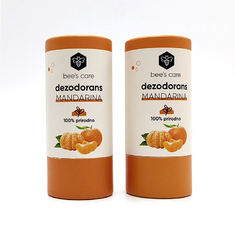 Customized Eco-friendly Lipstick Push Pull Cosmetic Tube Deodorant Container Colored Cardboard