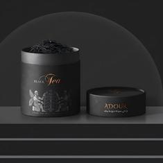 Luxury custom printed eco-friendly food grade easy open paper jars for food and tea packaging paper tubes