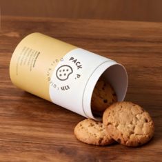 Recyclable Custom Luxury Logo Round Tube Box Coffee Beans Tin Packaging Biscuit Tea Tin