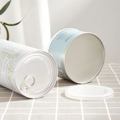 Custom sealed tea paper tins, luxury packaging, easy-to-tear environmentally friendly paper tins