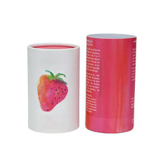 Environmentally friendly cylindrical packaging box, high-quality packaging box, customizable logo printing available.