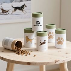 Customizable color-coated, eco-friendly printed packaging rolls and empty paper tubes, suitable for pet food.