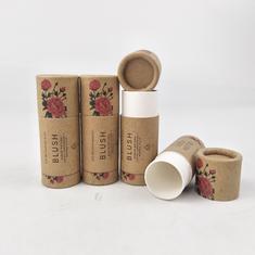 Factory direct, eco-friendly custom kraft paperboard lipstick tube deodorant container, 2 ounces