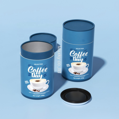 Customizable recyclable, eco-friendly, food-grade paper tube boxes