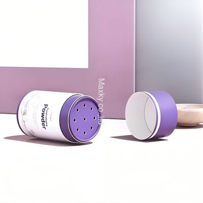 Biodegradable powder containers, paper tubes, talcum powder, cardboard cylinders