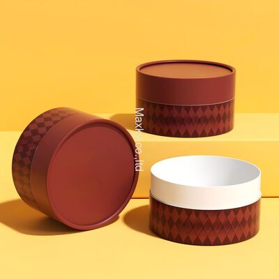 Biodegradable food-grade packaging baking cylindrical cake box cardboard tube