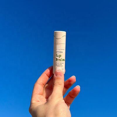 Kraft paperboard push-pull tubes, suitable for packaging lip balms and deodorant sticks.