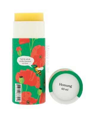 Customizable eco-friendly lipstick jars in a variety of colors