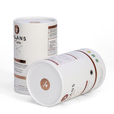 Kraft paper tube boxes and paper tube packaging, suitable for food-grade paper tube packaging of food, tea, etc.