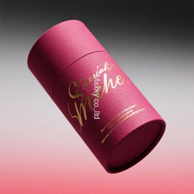 Cylindrical perfume and essential oil cardboard tubes, cosmetic candle jars, kraft paper tubes, packaging, custom sizes available.