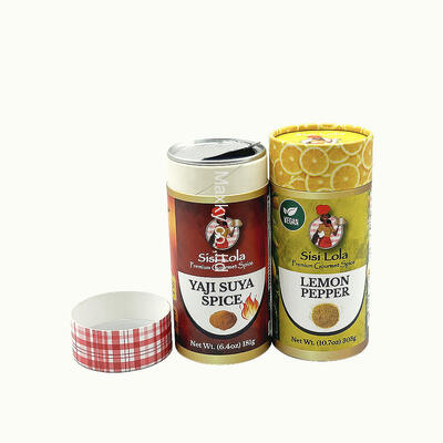 Bio-degradable Round Cylinder Box Food Grade Paper Tube Packaging for Tea Coffee Beans