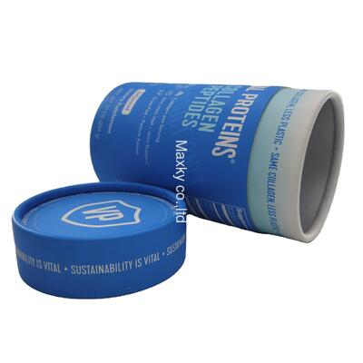 Customized paper tube packaging and sealed kraft paper containers specifically for green tea