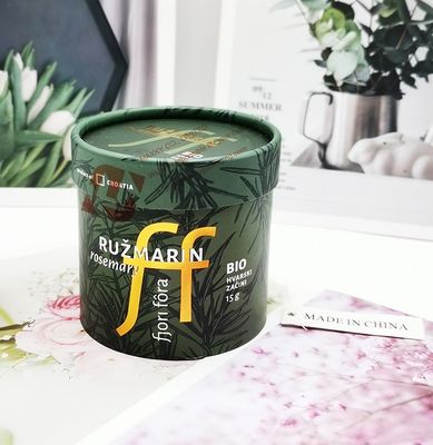 Food Grade Paper Canister Packaging Harmless And No Toxic With High Capacity
