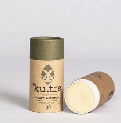 Eco Friendly Push Up Paper Tube  Plastic Free Deodorant Tube Packaging