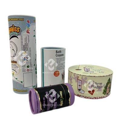Biodegradable Paper Jar Packaging Versatile Design Fashionable Beautiful