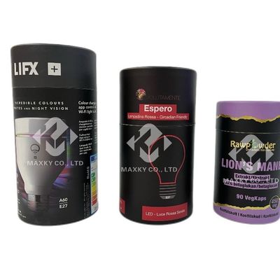 Waterproofing Eco Friendly Paper Tube Packaging Stylish Lightweight