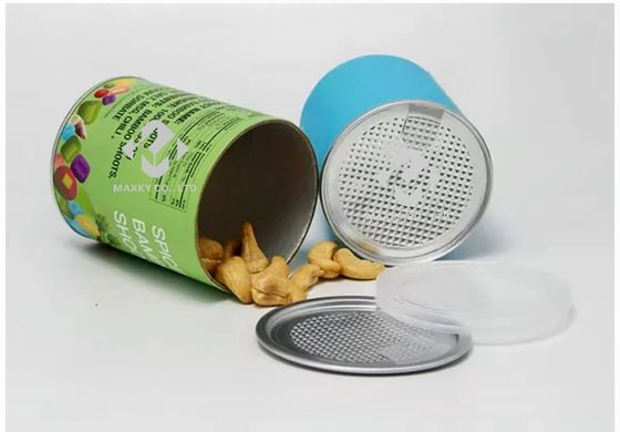 Multipurpose Paper Cans Packaging Waterproof Cardboard Tube Packaging