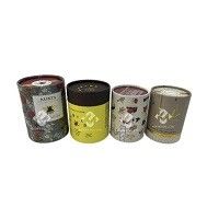 Biodegradable Paper Jar Packaging Versatile Design Fashionable Beautiful