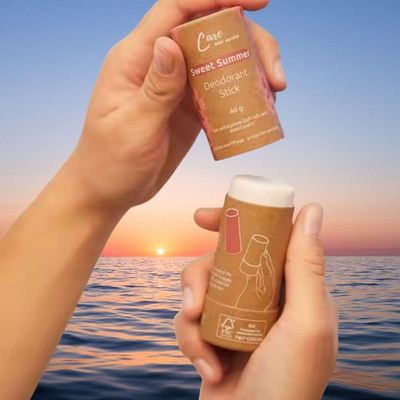 UV Protection Push Up Paper Tube Paperboard Deodorant Tubes Customization