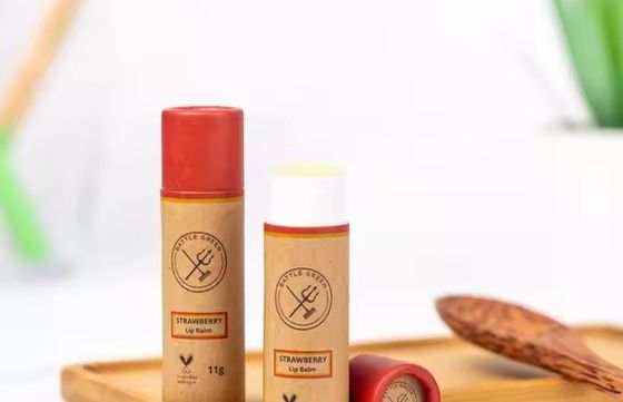 बायोडिग्रेडेबल क्राफ्ट पेपर डिओडोरेंट ट्यूब फैशनेबल स्टाइलिश हीट आइसोलेशन