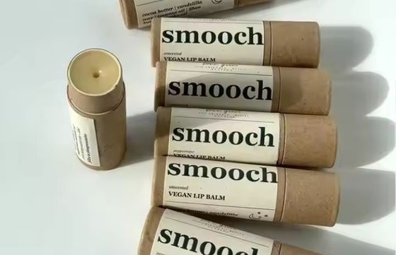 Convenient And Versatile Push Up Paper Tube Heat Insulation Recycled Lip Balm Tubes