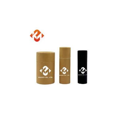 Recycled Kraft Paper Lip Balm Tubes Easy Open Customizable For Personal Care