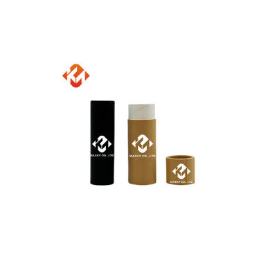 Recycled Kraft Paper Lip Balm Tubes Easy Open Customizable For Personal Care