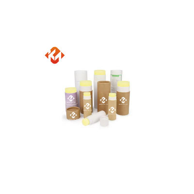 Customized Push Up Paper Tube Cylindrical Cardboard Lip Balm Tube Safe