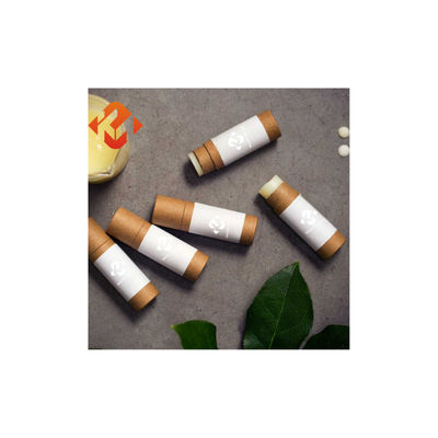 Compact Paper Tube Lip Balm Packaging Flexible Environmental Protection