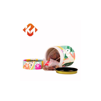 Customizable Food Grade Paper Can Stylish Design Cylindrical Paper Container