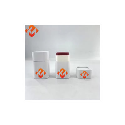 Custom Square Paper Tube Lightweight Cosmetic Paper Tube Packaging Portable