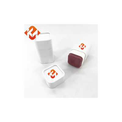Custom Square Paper Tube Lightweight Cosmetic Paper Tube Packaging Portable