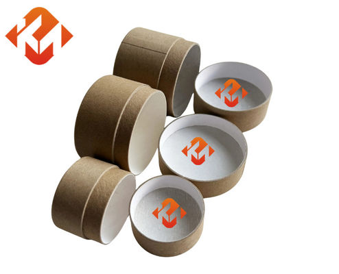 Smooth Surface Custom Kraft Paper Tube High Capacity Kraft Paper Jar For Eye Cream