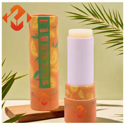 Environmentally Friendly Push Up Paper Tube Fashion Style Lipstick Paper Tube Packaging