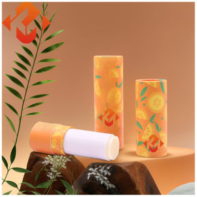 Custom Cardboard Lip Balm Tube UV Protection Sustainable Multifunctional