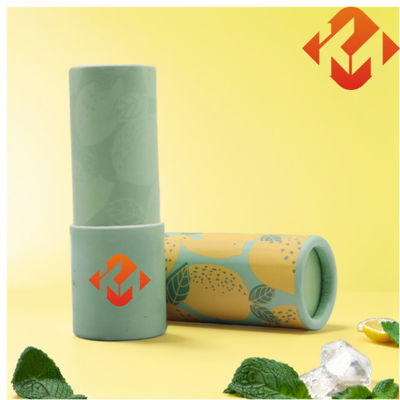 Customize Kraft Paper Lip Balm Tubes Biodegradable Paper Tube Cosmetic Packaging