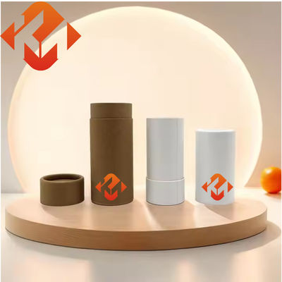 Recyclable Round Deodorant Stick Container Lightweight And Travel Friendly