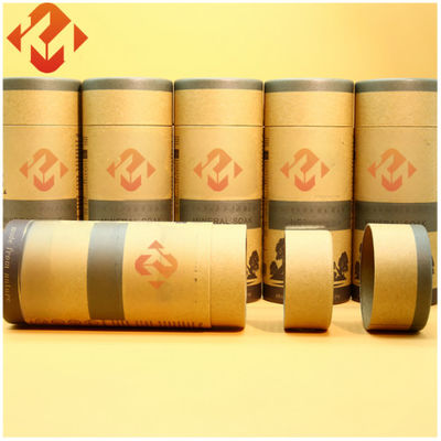 Biodegradable Cylindrical Custom Cardboard Tube Packaging For Tea And Edible Salt