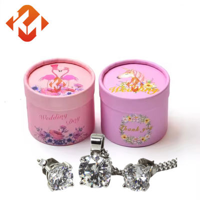Custom Paper Gift Tube Jewelry Cylinder Paper Tube Packaging Stylish Design