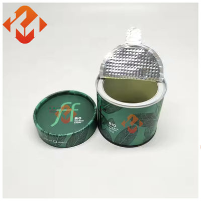 Easy Tear Lid Composite Paper Tube Box Multipurpose Paper Cylinder Packaging Stylish