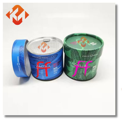Easy Tear Lid Composite Paper Tube Box Multipurpose Paper Cylinder Packaging Stylish