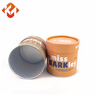 High Barrier Composite Paper Can with Pull Tab Lid for Food Products