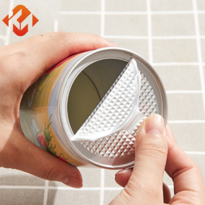 Customizable logo printing metal tins aluminum peel off lid paper tins tea boxes packaging tubes