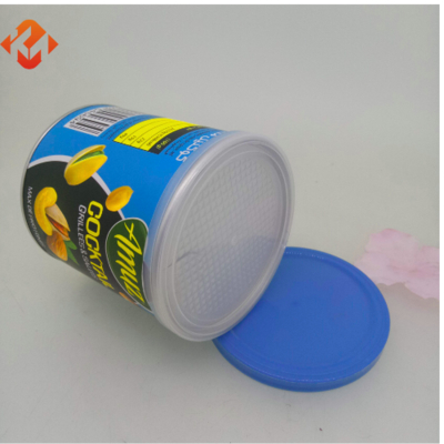 Customizable quality cans, OEM logo cans, 16 oz peanut/chestnut/pistachio easy-open paper cans